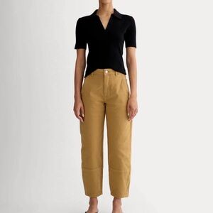 Everlane Utility Barrel Pant Oak Brown Size 10